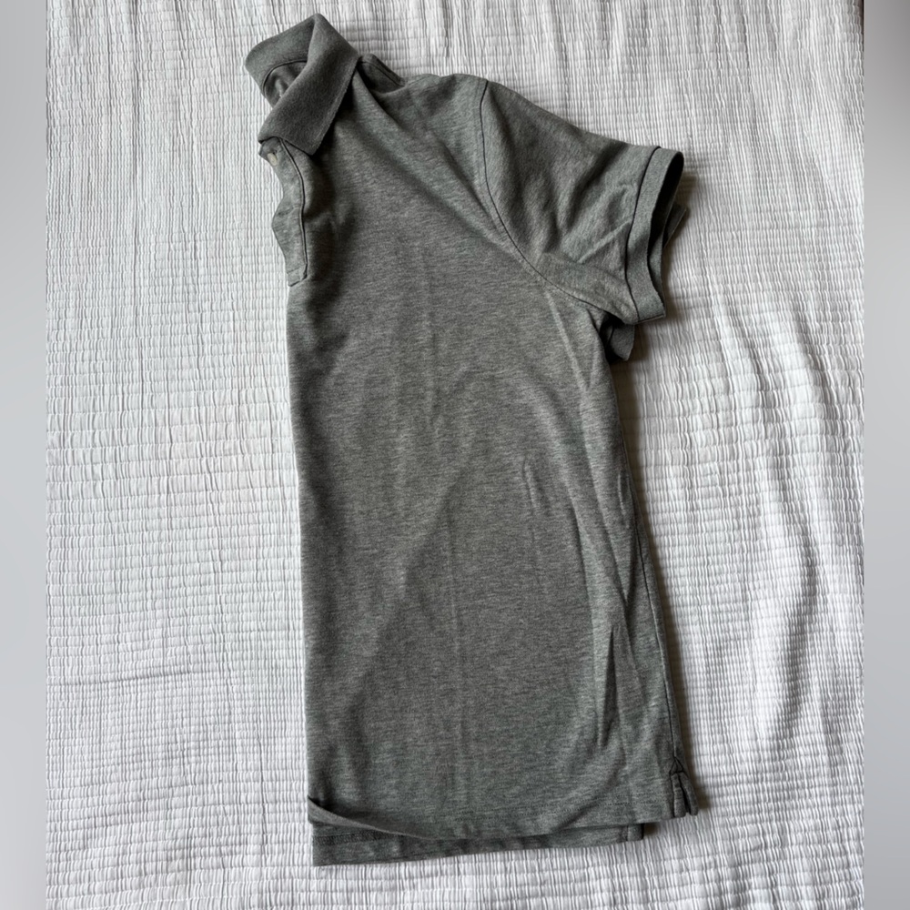 J. Crew Factory Heather Grey Polo Shirt